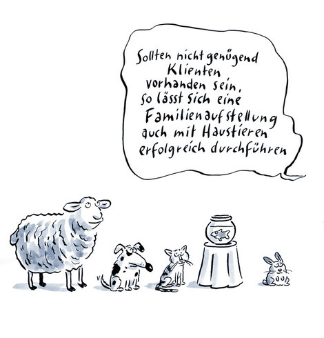 Illustration von Mock zum Thema Psychotherapie