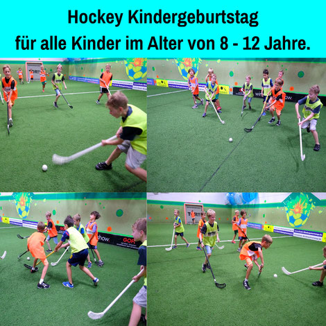 Hockey Kindergeburtstag feiern.