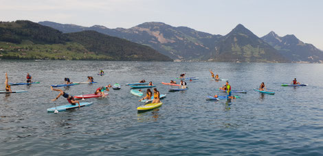 Impressionen vom Sommer 2018 im SUPoint Buochs