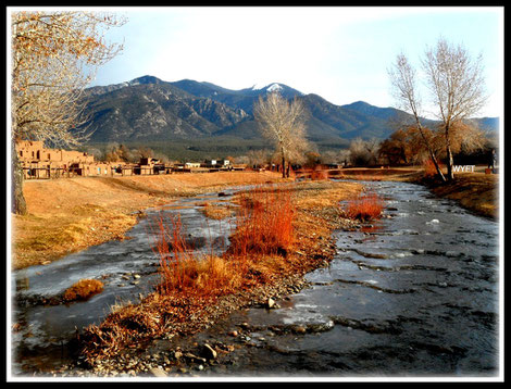 © Winifred. Taos Pueblo, New Mexico. May your joy spring forth from a stream that never run dry.