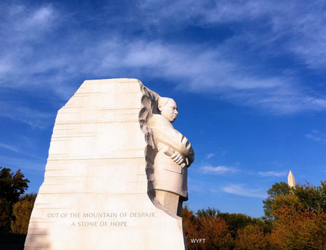 © Winifred. In honor of Martin Luther King, Jr. Day this coming Monday. "The ultimate measure of a man is not where he stands in moments of comfort and convenience, but where he stands at times of challenge and controversy."