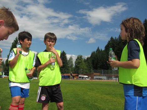 Fussballcamp der E-Jugend im BLSV Sportcamp Inzell Juni 2013