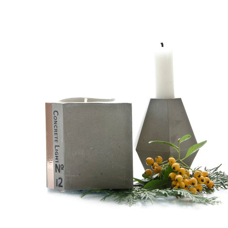 Concrete Candle Holders by PASiNGA
