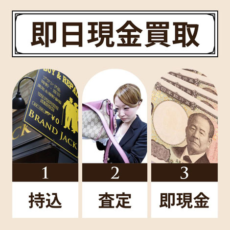無料査定・手数料０円・即日現金化・予約不要