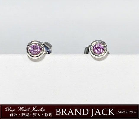 Tiffany & Co. カラーバイザ ヤードピアス　ピンクサファイア ティファニー バイザヤードピアス ピンクサファイア
