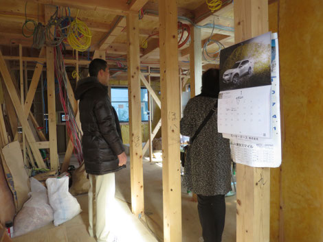 狭小3階建て木の家構造見学会