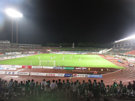 2017/8/11 FC岐阜 vs ファジアーノ岡山 岐阜メモリアルセンター長良川競技場