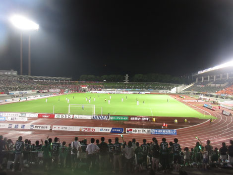 2017/8/11　FC岐阜 vs ファジアーノ岡山　岐阜メモリアルセンター長良川競技場