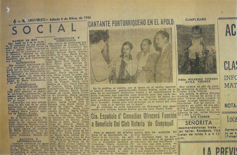 Daniel el sábado 8 de septiembre de 1956.