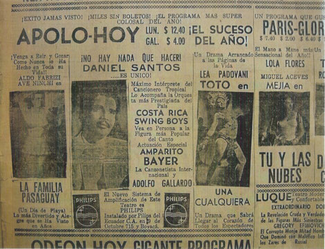 Daniel en la promoción de su segunda presentación en el Apolo.