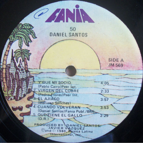 50 Daniel Santos - Fania 569 - Sello A.
