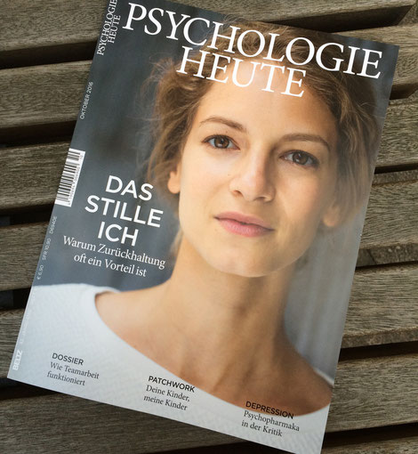 "Die Tattoo-Therapie" Artikel in der "Psychologie heute" in der Oktoberausgabe
