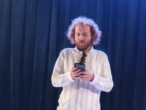Benjamin BRETAUDEAU dans les précieuses ridicules. Mise en scène.