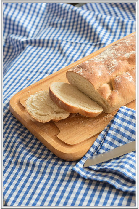 Rezept für Ciabatta - Italienisches Weißbrot