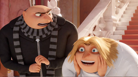 Steve Carrell plays twins Gru & Dru in Despicable Me 3.  (Click the photo to read more)