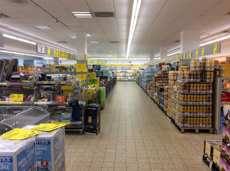 Inside my local ALDI
