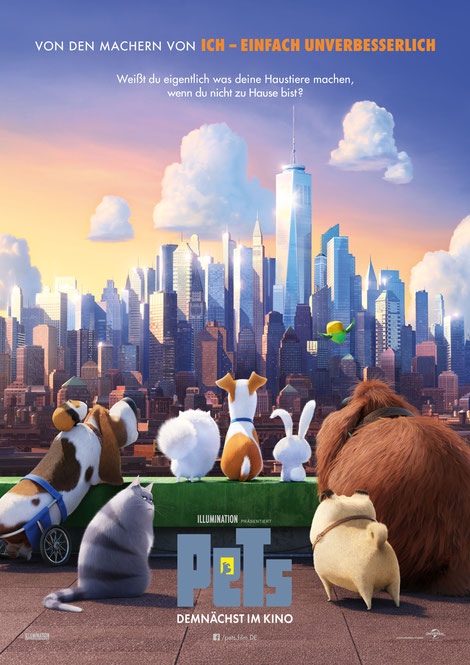 Pets - Illumination Entertainment - Universal - kulturmaterial - German Poster