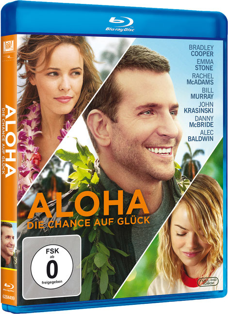 Aloha Chance auf Glück Blu-ray - Bradley Cooper - Emma Stone - Fox Home - kulturmaterial - Fan Artikel Gewinnspiel