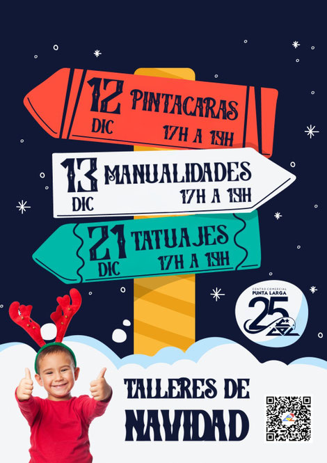 Talleres infantiles de Navidad 2025 - Centro Comercial Punta Larga