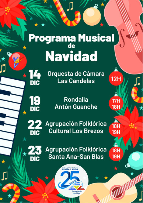 Programa Musical de Navidad 2025 - Centro Comercial Punta Larga