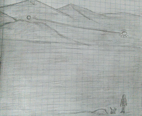 Traettoria dell'UFO by Samantha