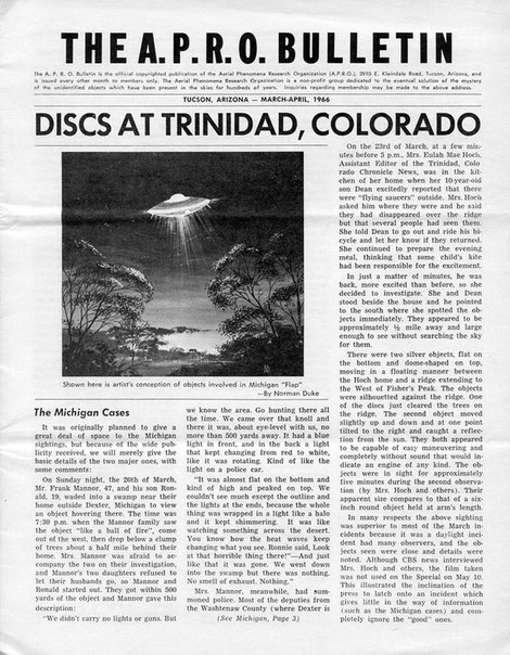 APRO Bulletin March-April 1966