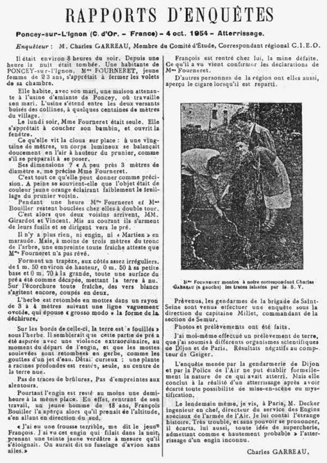 Rapporto d'inchiesta di Charles Garreau