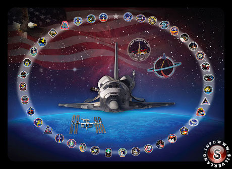 NASA tributo allo Space Shuttle Discovery