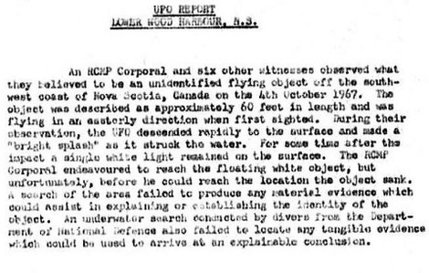 DND (Department of National Defense) memo