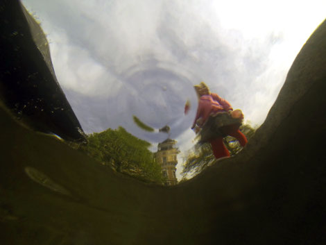 La fontaine de la Kebbel Villa pour sa résidence d'artiste à Schwandorf devient une oeuvre d'art pour Laurent Valera