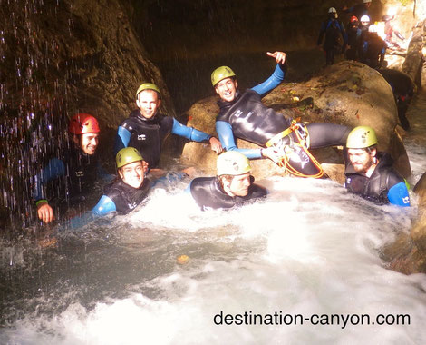 canyoning comité d'entreprise team building isère vercors