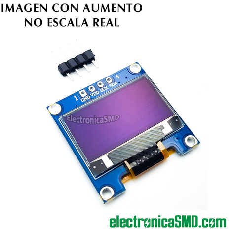 pantalla OLED 0.96" 0.96 pugadas 128x64 guatemala, electronica, electronico