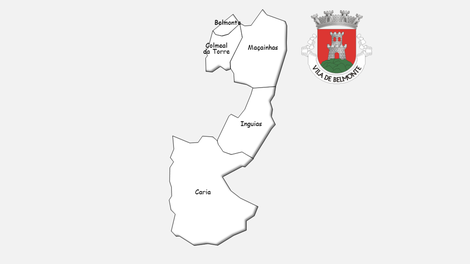 Freguesias do concelho de Belmonte antes da reforma administrativa de 2013