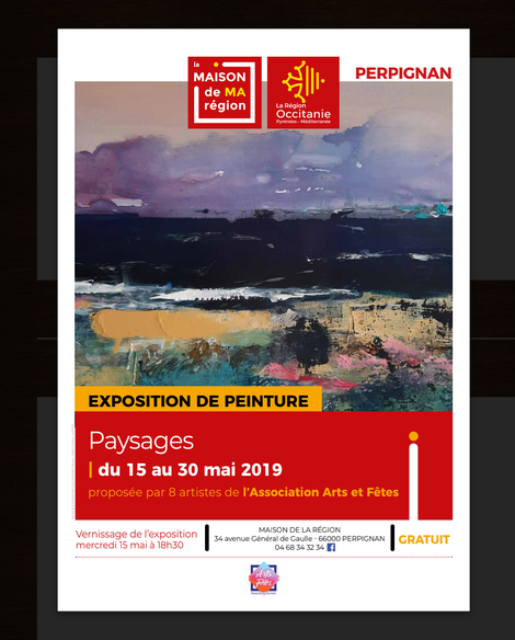 Bernard Legros exposera à la maison des régions à Perpignan