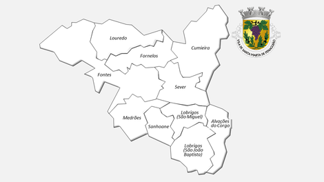 Freguesias do concelho de Santa Marta de Penaguião antes da reforma administrativa de 2013