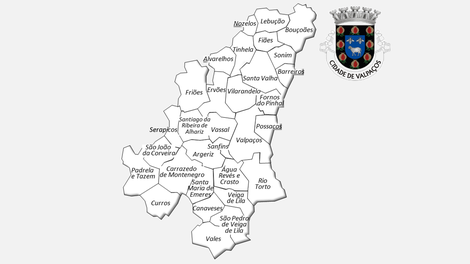 Freguesias do concelho de Valpaços antes da reforma administrativa de 2013