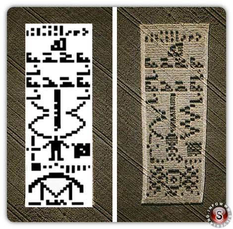 Chibolton Code 19/08/2001 e Messaggio di Arecibo del 1974 a confronto