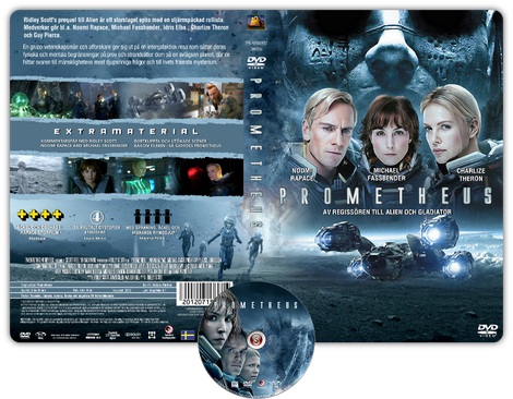 Prometheus - Copertina DVD + CD