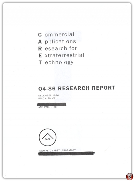 Caret Program - PACL Q4-86 Report Cover