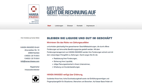 hansaconcept. Webdesign aus Lübeck für Rechtsanwälte, Notare, Steuerberater, also für die Kanzlei, die Anwaltskanzlei, Rechtsberatung, Mandantengewinnung, Mandanten