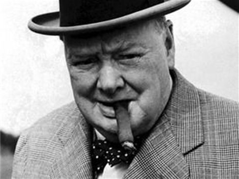 Portrait de Winston churchill