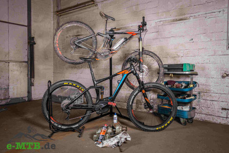 Reinigung und Pflege des e-Mountainbikes