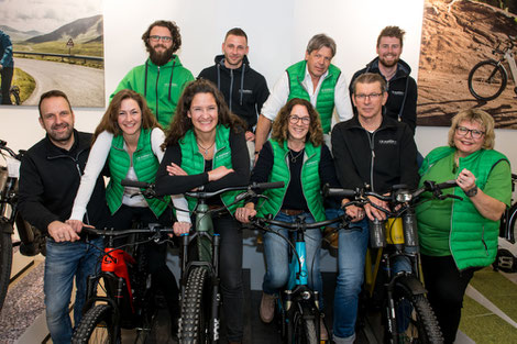 Das Team der e-motion e-Bike Welt Fuchstal