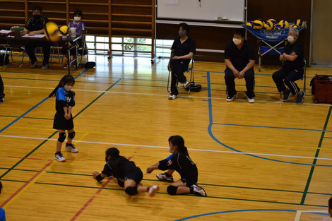 バレーボールでの声掛け 法典東スポーツクラブのホームページへようこそ