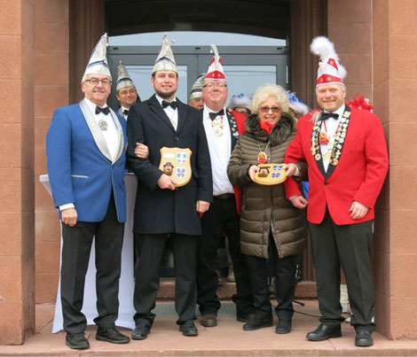 Von links nach rechts: Volker Rocca, Sven Deck, Georg Ehrlich, Giesela Daurer und Michael Pustleik