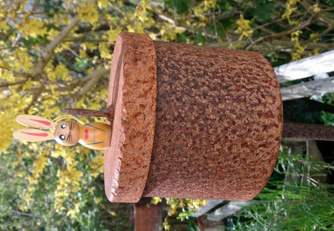 Fröhliche Ostern mit der Fackel der Produktionsschule Wilhelmsburg, Charitymarket.de, fair, nachhaltig, handgearbeitet