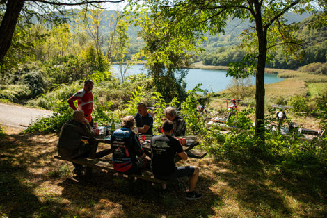 Mittagspause Enduro Tour