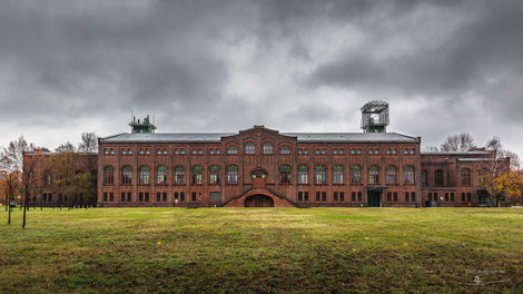 Maschinenhalle der Zeche Zweckel Schacht 1/2 in Gladbeck im Ruhrgebiet