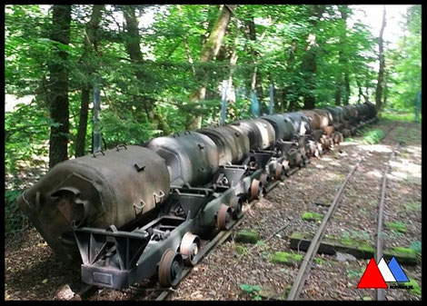 Bergbau  (kipper) feldbahnwagen foto auteur (2016).