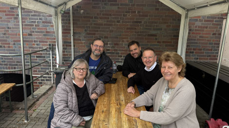 vlnr.: Gudrun Bohl, Detlef Drefs, Manuel Tauber, Markus Stellfeldt, Ursula Schmuck